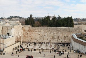 The Western Wall in Jerusalem