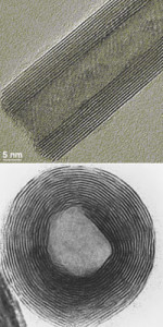 The 'Onion like' nano-structure of the IF materials, is the result of a sophisticated manipulation on the original layered material. This unique structure is responsible for its remarkable strength and durability.