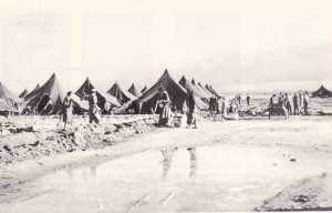 Transit camp in the Negev desert for Jewish refugees from Arab countries, 1949