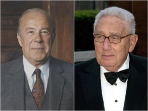 Former Secretaries of State, George Shultz & Henry Kissinger