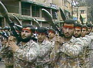 Hezbollah terrorists in Lebanon