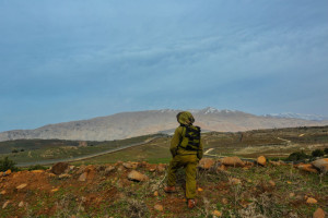 IDF watching closely all develops along Israel's Syrian border. (Matan Portnoy, IDF Spokesperson Unit)