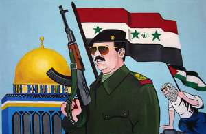 Painting of Saddam Hussein (© Eric Doeringer)