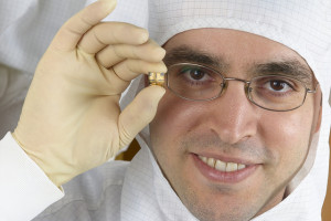 Prof. Hossam Haick has developed an artificial nose that detects disease biomarkers passing from the bloodstream to the lungs and out through the breath. (photo courtesy of Israel21C)