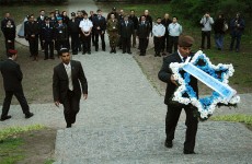 IDF Chief Of Staff Gabi Ashkenazi at Auschwitz (Photo: IDF)