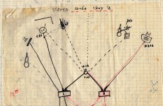 Original diagram of the recording of Jo Amar, 1967