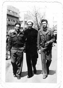 Eliezer Lebovitz, Yisachar Lebovitz and Aryeh Lebovitz, Herzl St. Haifa, 1948