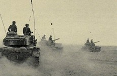 IDF tanks in Sinai