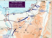 A map of the Suez war (from Wikipedia) 