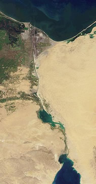 The Suez Canal (from NASA)