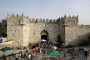 Damascus Gate in Jerusalem (photo credit: Berthold Werner)