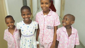 Tanzanian children are happy to be getting a new lease on life thanks to the Israeli medical team. (Photo courtesy of SACH)