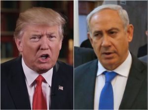 US President Trump, Israeli PM Netanyahu