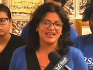 US congresswoman Rashida Tlaib