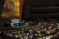 SHARON, THE U.N. AND PALESTINE