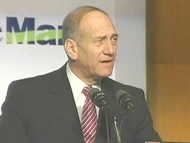 OLMERT’S GAME PLAN