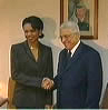 RICE‘S MISSION – GET SHARON AND ABBAS ON THE SAME PAGE