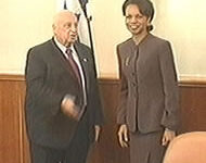 SECRETARY RICE IN JERUSALEM